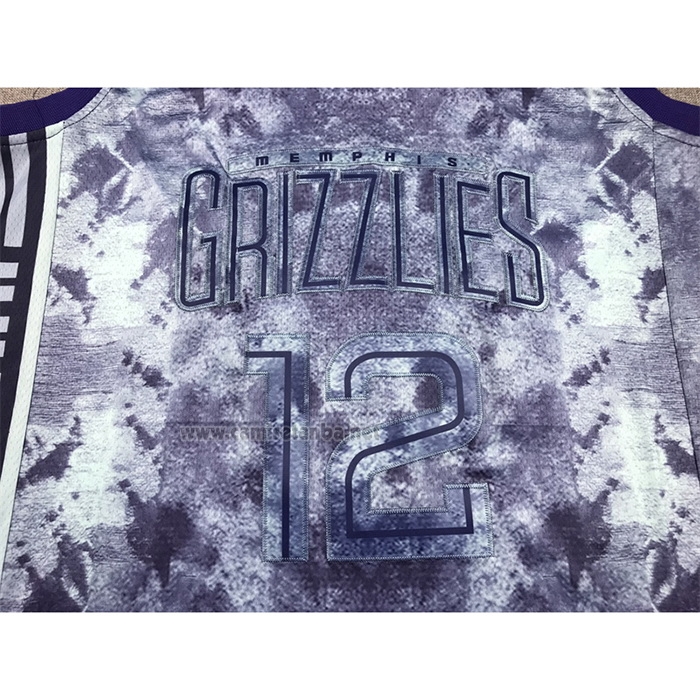 Camiseta Memphis Grizzlies Ja Morant NO 12 Select Series 2023 Azul
